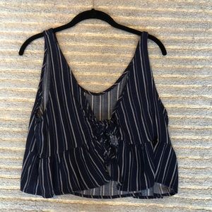 Front Tie Crop Top